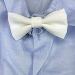 Barcellino Completo 4Pezzi Camicia-Bermuda-Papillon-Pantalone Bianco per Neonato 1101100 BIANCO BARCELLINO 