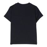Boss T-Shirt Girocollo Tinta Unita con Stampa per Neonato J05P12 NERO BOSS 