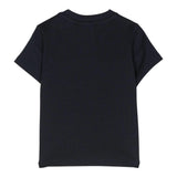 Boss T-Shirt Girocollo Tinta Unita con Stampa per Neonato J05P12 NERO BOSS 