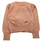 ANGEL'S FACE cardigan tinta unita lurex con applicazioni fiocchi Rosa per Bambina NICOLETTEX ROSA ANGEL'S FACE 