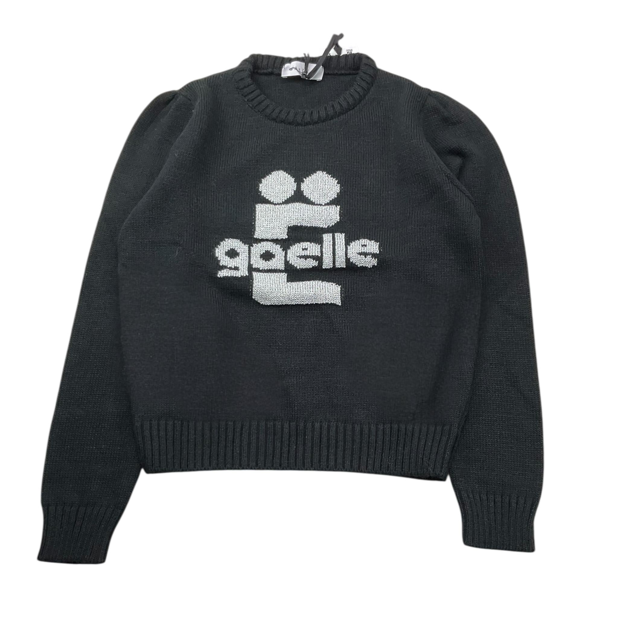 GAELLE maglia girocollo tinta unita con stampa Nero per Bambina 2741W0952 NERO GAELLE 