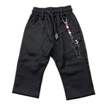 NEVER TOO pantalone tinta unita con elastico in vita Nero per Neonato NT2203N NERO NEVER TOO 