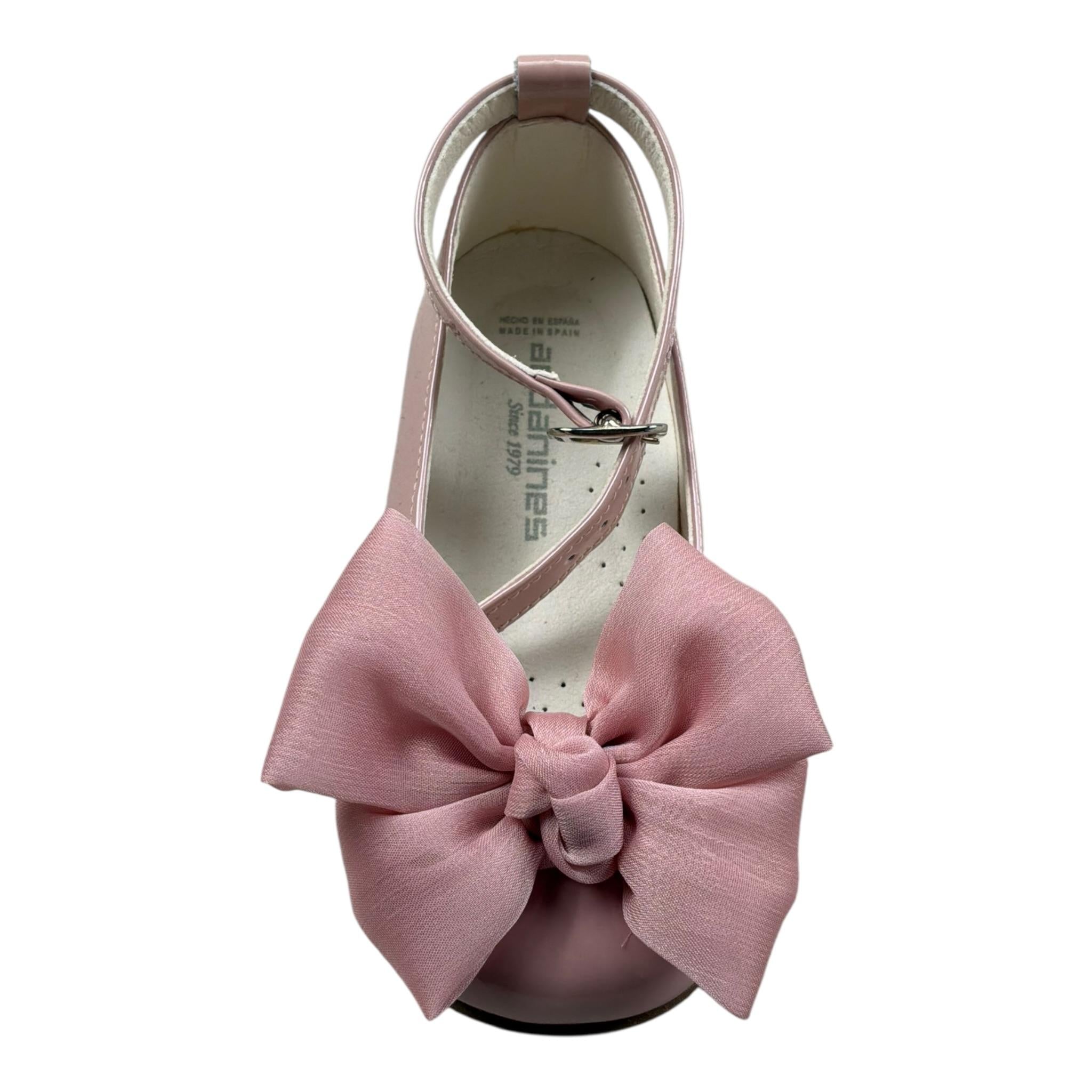 Andanines Ballerine Tinta Unita con Fiocco E Chiusura Fibia per Bambina 191918J ROSA ANDANINES 