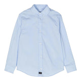 Fay Camicia Tinta Unita Manica Lunga per Bambino FU5P40 AZZURRO FAY 