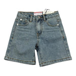 Cesare Paciotti Bermuda Tinta Unita In Denim per Bambino BMP5161JX AZZURRO CESARE PACIOTTI 