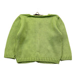 Gughelino Cardigan Tinta Unita con Ricami per Neonata 5040 VERDE GUGHELINO 