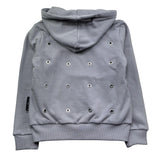 John Richmond Felpa con Zip E Cappuccio Tinta Unita per Bambino RBP26214FE GRIGIO JOHN RICHMOND 