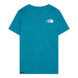 The North Face T-Shirt Girocollo Tinta Unita con Stampa per Bambino NF0A8DRN6H0 BLU THE NORTH FACE 