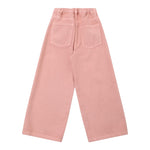 Il Gufo Jeans Tinta Unita Modello Palazzo per Neonata P25PL434J0044N ROSA IL GUFO 