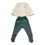 CALAMARO completo 2pz shirt-ghettina Panna per Neonato 11060 PANNA CALAMARO 