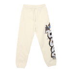 DISCLAIMER pantalone tinta unita modello tuta con stampa Panna per Bambino 24IDK58221X PANNA DISCLAIMER 