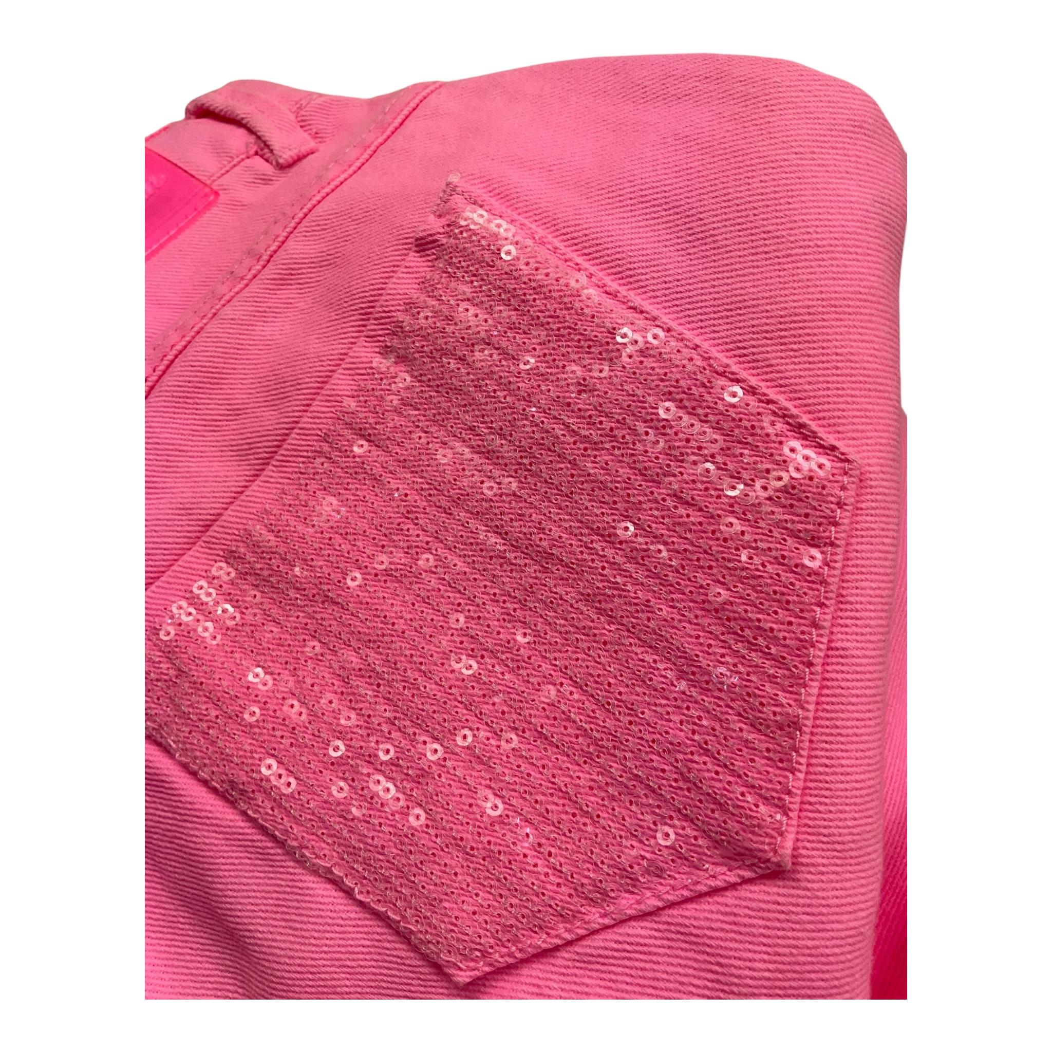Billieblush Pantalone Tinta Unita con Girovita Regolabile per Bambina U20854 ROSA FLUO BillIEBLUSH 
