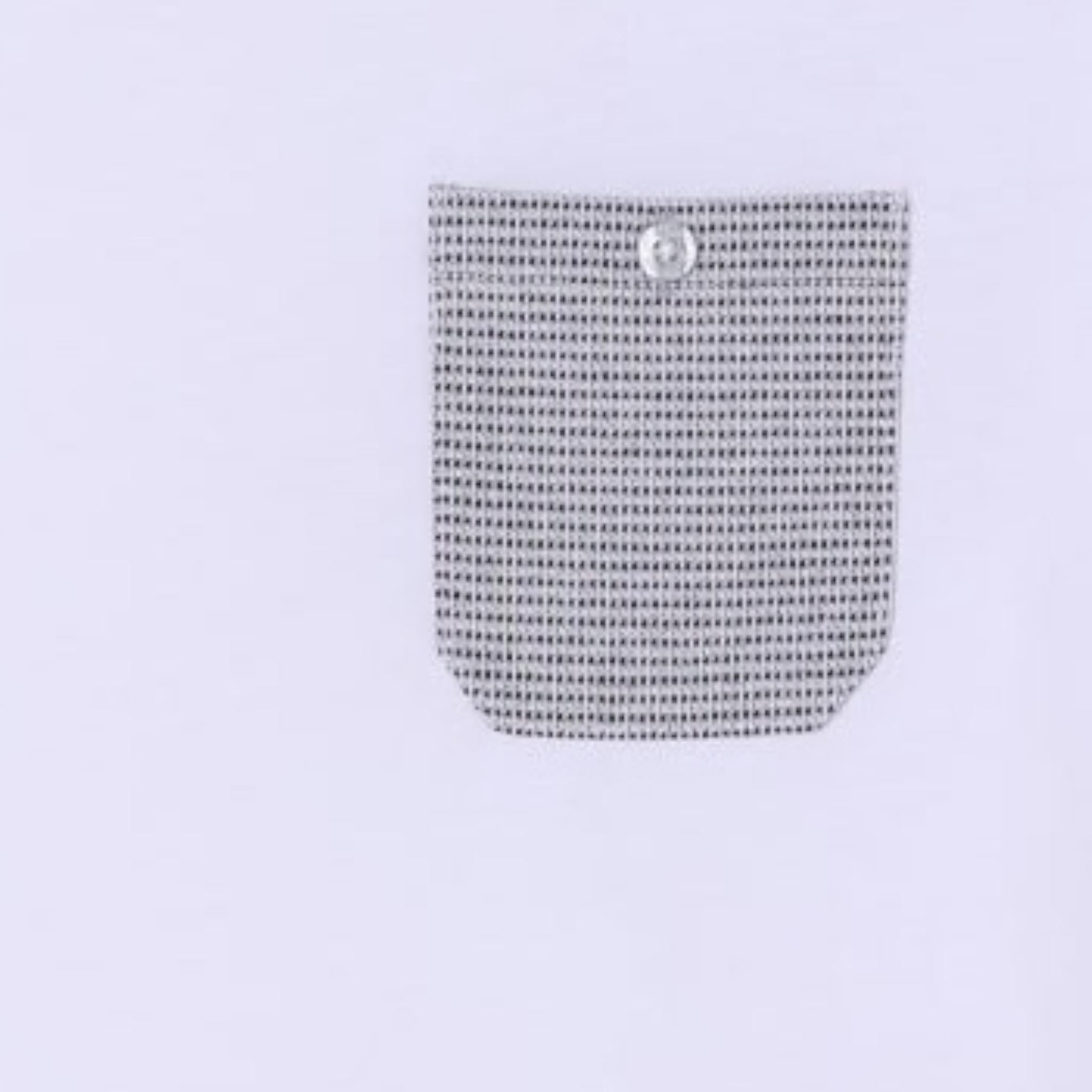 Jeckerson T-Shirt Girocollo Tinta Unita con Taschino per Bambino 190TJMJS25 BIANCO JECKERSON 