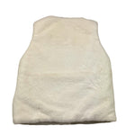 MOSCHINO pelliccia giromanica tinta unita con logo Bianco per Bambina HDS052 BIANCO MOSCHINO 