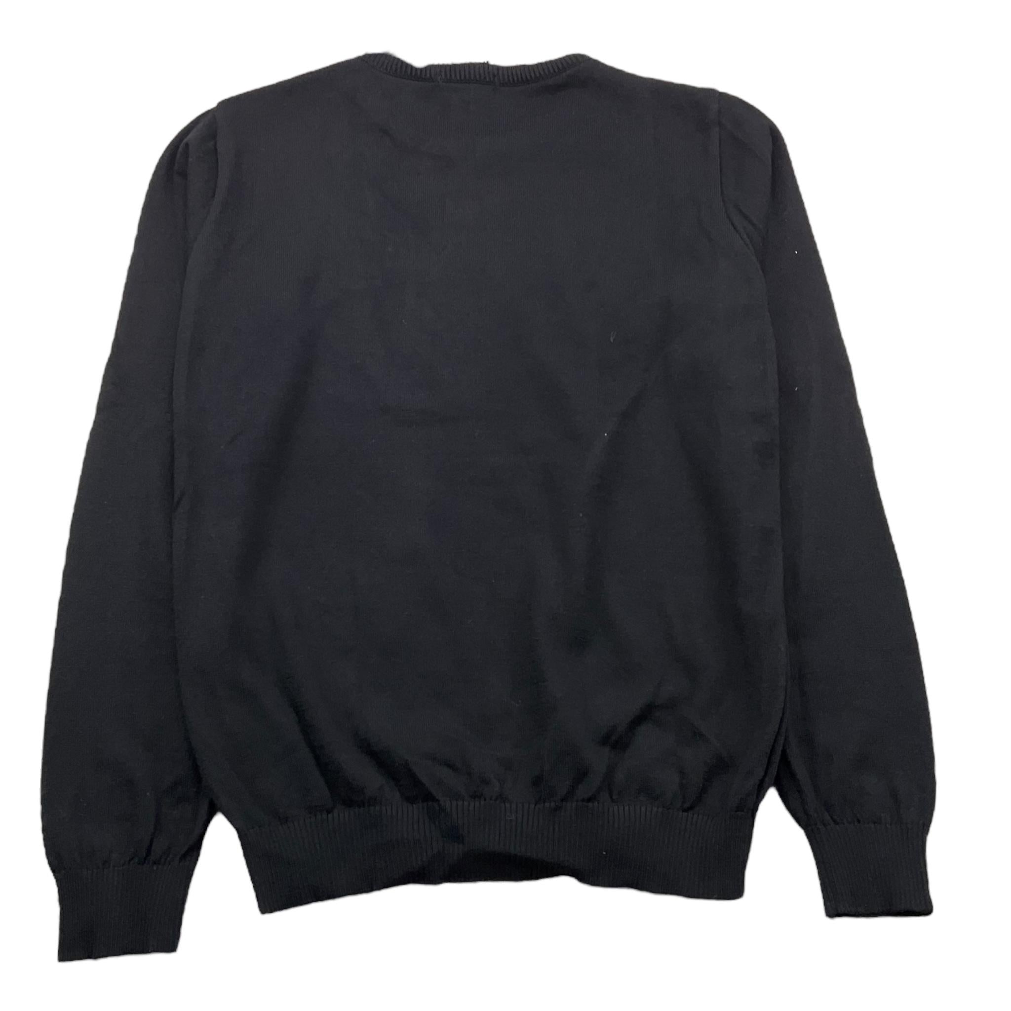 DANIELE ALESSANDRINI maglia girocollo tinta unita con stampa Nero per Bambino 1231W00049XXXXX NERO DANIELE ALESSANDRINI 