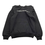 DANIELE ALESSANDRINI felpa tinta unita con cappuccio e stampa Nero per Bambino 1231F00034X NERO DANIELE ALESSANDRINI 