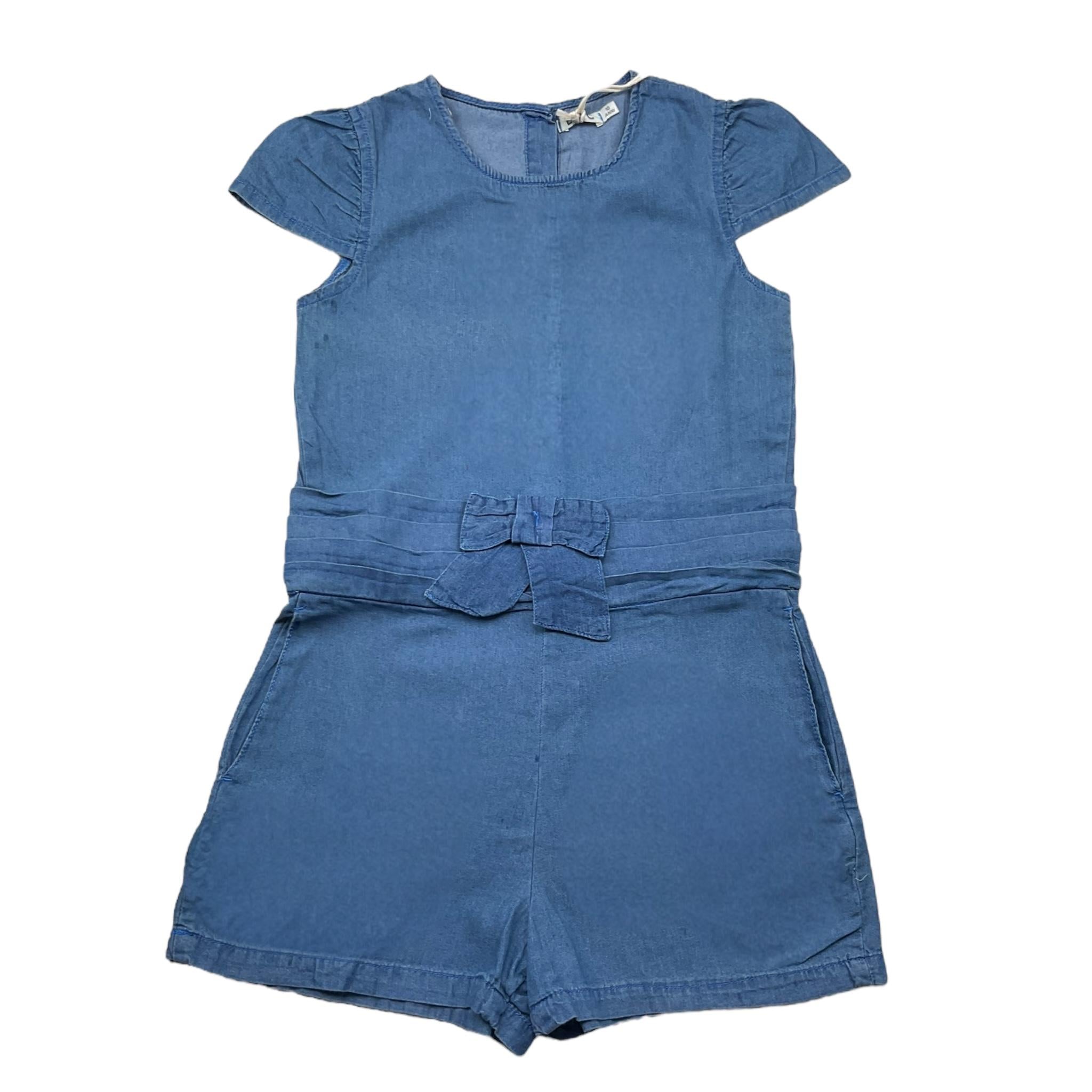Emc Tuta Intera In Denim Tinta Unita  per Bambina BZ7190 BLU EMC 