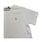 Cesare Paciotti T-Shirt Girocollo Tinta Unita con Stampa per Bambino TSP5155BB BIANCO CESARE PACIOTTI 