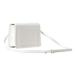 N°21 borsa tinta unita con logo e tracolla Bianco per Bambina N21A35 BIANCO N°21 