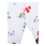 Monnalisa Leggins Tinta Unita con Stampa per Bambina 11E414 BIANCO MONNALISA 