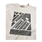 CESARE PACIOTTI shirt girocollo tinta unita con stampa Panna per Bambino TSP5311JX PANNA CESARE PACIOTTI 