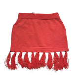 Fun & Fun Completo 2 Pezzi Top Tinta Unita con Frange-Gonna per Neonata FBTP01329X ARANCIONE FUN & FUN 