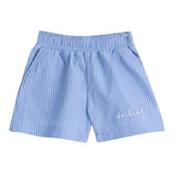 Iceberg Short Tinta Unita con Fantasia A Righe per Neonata SHICE5161BN AZZURRO ICEBERG 