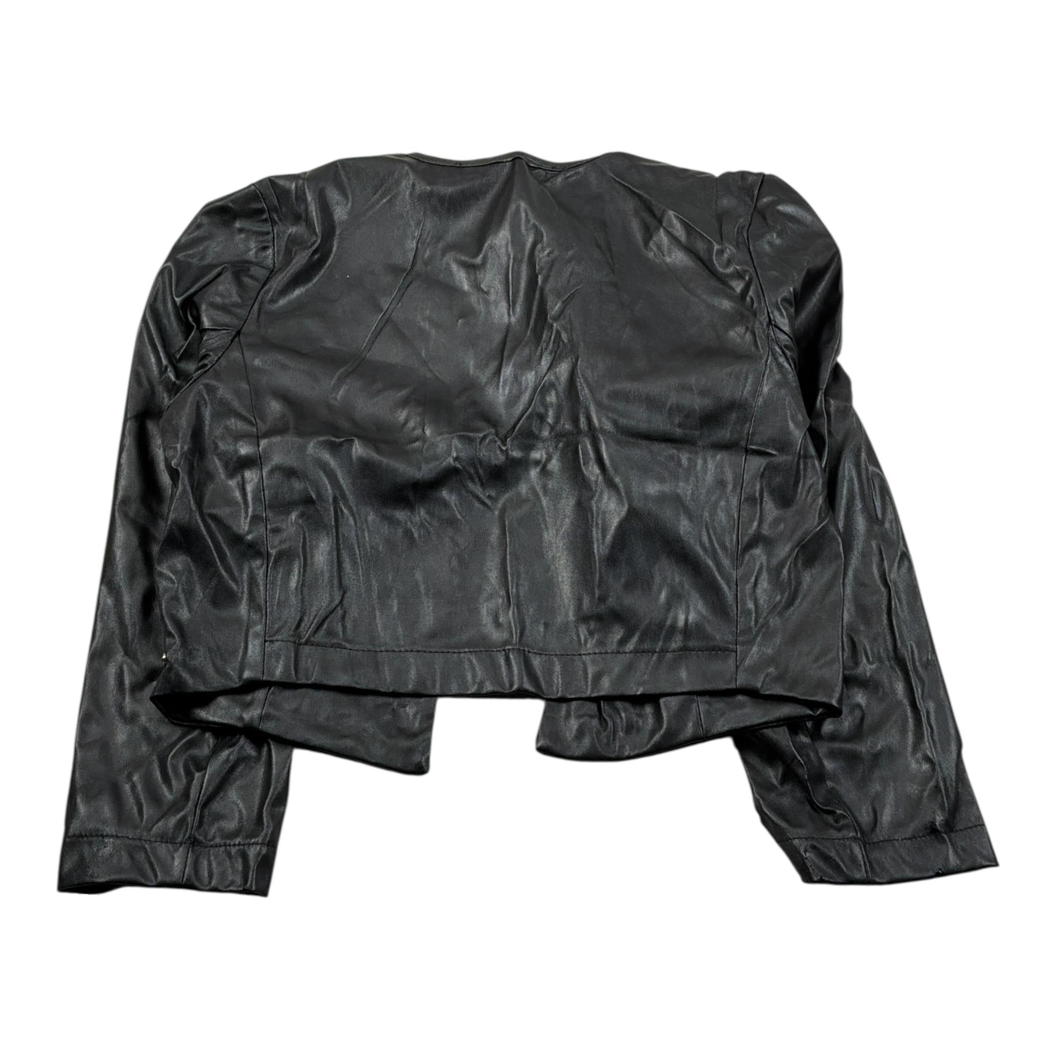 J'Aime' Giubbino In Ecopelle tinta unita Nero per Bambina 4917G NERO J'AIME' 