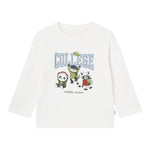 MAYORAL shirt girocollo tinta unita con stampa in contrasto Bianco per Bambino 2032J BIANCO MAYORAL 
