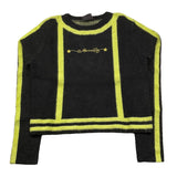 MARC ELLIS maglia tinta unita girocollo con stampa Nero per Bambina JMJSW00183X NERO MARC ELLIS 