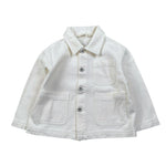 Il Gufo Giubbino Tinta Unita In Denim per Bambino P25GR225J0044 PANNA IL GUFO 