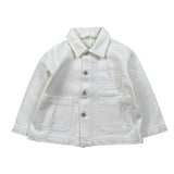 Il Gufo Giubbino Tinta Unita In Denim per Bambino P25GR225J0044 PANNA IL GUFO 