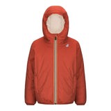 K-WAY giubbino tinta unita con cappuccio in contrasto Rosso per Neonato K61157W ROSSO K-WAY 