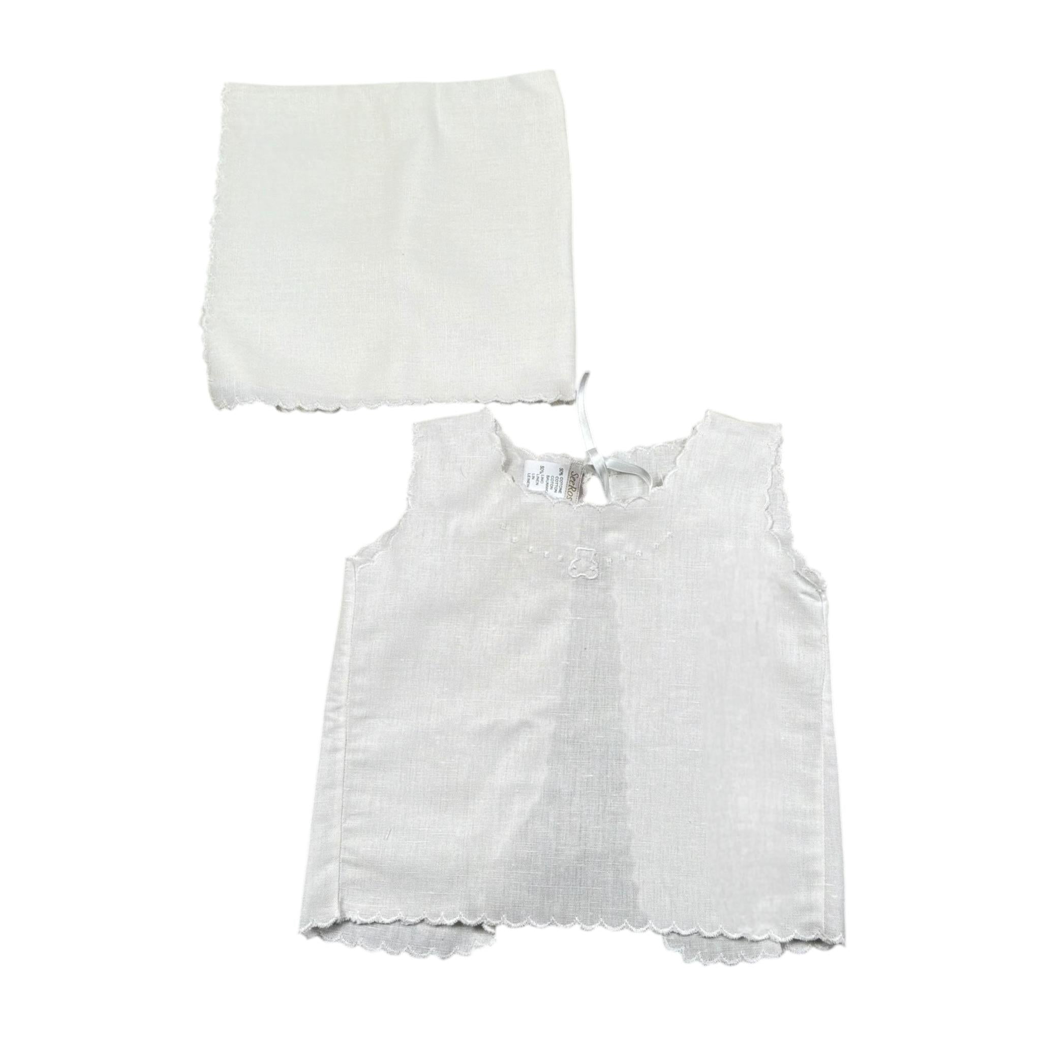 Seerose Set Camicia Della Fortuna-Copertina per Neonata SETNE BIANCO SEEROSE 