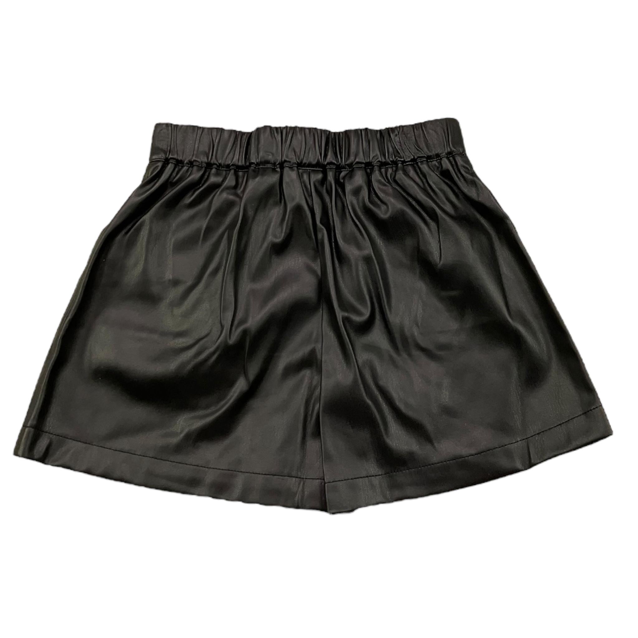 LIU JO short tinta unita con elastico in vita Nero per Neonata KF4012XXX NERO LIU JO 