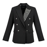 John Richmond Giacca Tinta Unita con Borchie per Bambina RGP26108GC NERO JOHN RICHMOND 