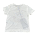 Please T-Shirt Girocollo tinta unita con Stampa Bianco per Neonata MBB3030G27 BIANCO PLEASE 