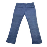 Never Too Pantalone Tinta Unita Con Girovita Regolabile Blu Per Bambino