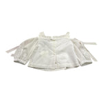 A' La Page Camicia Tinta Unita Modello Top per Bambina ANEMONE BIANCO A' LA PAGE 