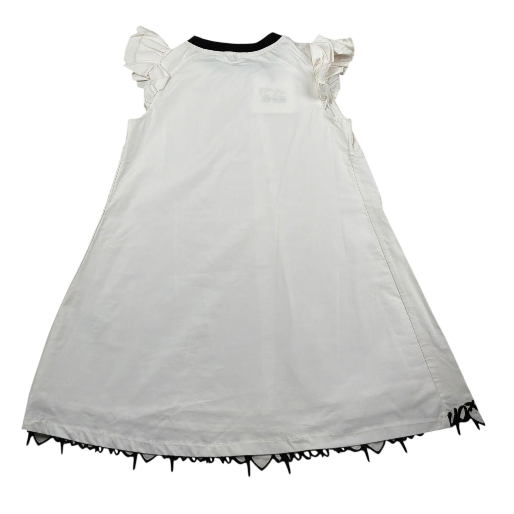 Pinko Abito Mezza Manica tinta unita Bianco per Bambina 033510 BIANCO PINKO 
