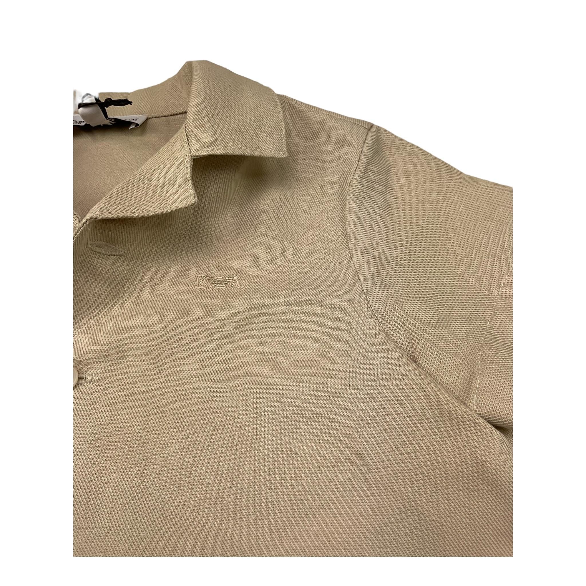 Emporio Armani Completo 2 Pezzi Camicia-Bermuda Tinta Unita per Bambino 3RHVJ5J BEIGE EMPORIO ARMANI 