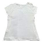 Monnalisa T-Shirt Girocollo Tinta Unita con Fiocchi per Bambina 797614F6 BIANCO MONNALISA 