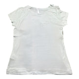 Monnalisa T-Shirt Girocollo Tinta Unita con Fiocchi per Bambina 797614F6 BIANCO MONNALISA 