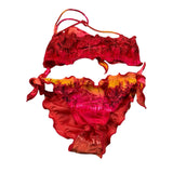 F**K Costume 2 Pezzi Fascia-Mutandina per Bambina FJ25G1E06BAX31 ARANCIONE F**K 