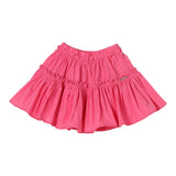 Twinset Ginna Tinta Unita Con Elastico In Vita E Balze Fuxia Per Neonata