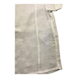 Wedoble Camicia Mezza Manica Tinta Unita Collo Coreano Panna Per Neonato