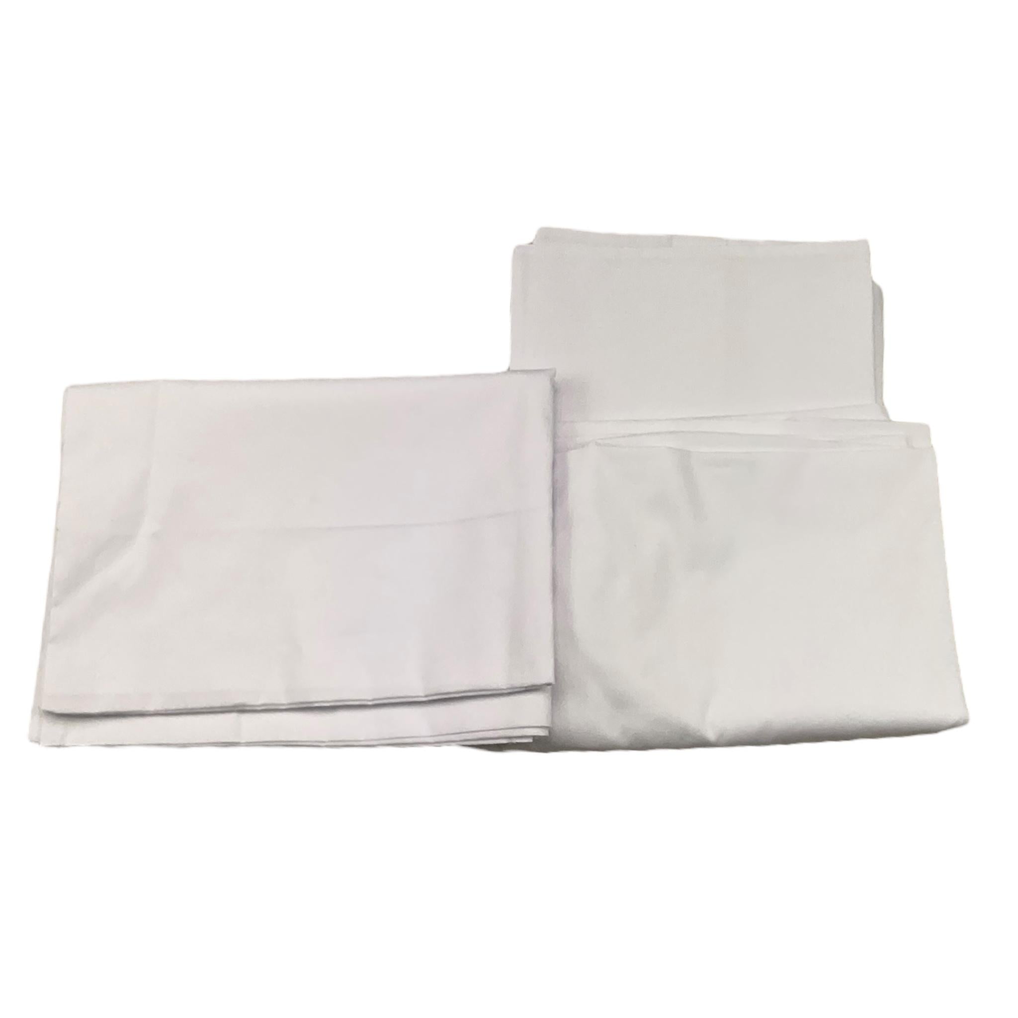 LE BEBE' set 3 pezzi lenzuola tinta unita cn ricami Bianco per Neonato LBB5088 BIANCO LE BEBE' 