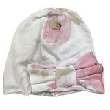 Nanan Cappello Tinta Unita con Stampa Bianco per Neonata