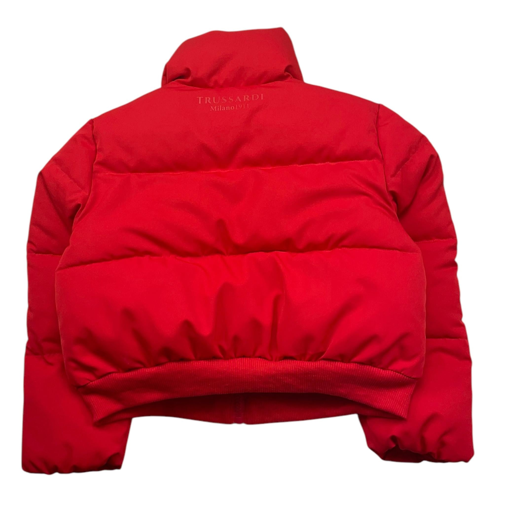 TRUSSARDI giubbino tinta unita modello crop Rosso per Bambina TGA25062P1 ROSSO TRUSSARDI 