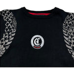 Just Cavalli Maglia Girocollo Tinta Unita con Stampa per Bambina JBP26032FE NERO JUST CAVALLI 